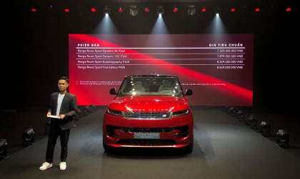 Range Rover Sport 2023 có 4 phiên bản, khởi điểm từ 7,329 – 8,569 tỷ đồng